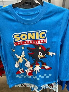 Sonic the Hedgehog Kids' Blue Pajama Set - Official Graphic